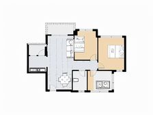 沃尔玛旁,精装3房,楼层好,视野开阔,无遮挡