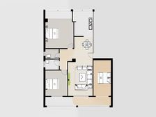 广场 畅家巷 框架三室两厅 南北通透 有院子停车