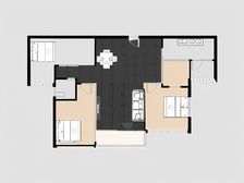 核xin商圈 楼下即沃尔玛 安静看花园