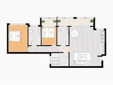 马山寨海景豪庭 3室2厅 南 北