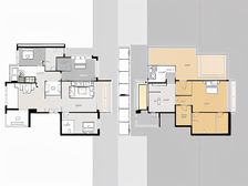 西派城B区 5室2厅 东