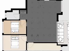 万科98平3房,家私家电齐全 ,可拎包入住