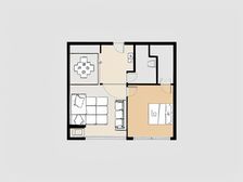 星湖公馆精装朝南大一房,精装修,诚意售。