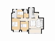 虹桥金茂悦二期 3室2厅 南