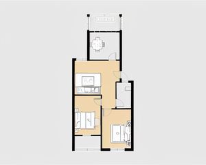 天 小 轴 三 华原小区北区 大两室 可贷款