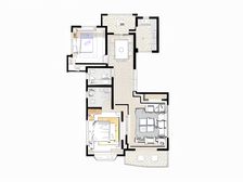 北外滩必看神盘,得房率85%,有产权车位,拎包入住。