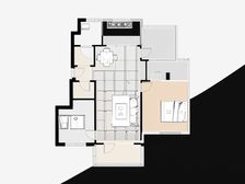 金地品质洋房 户型规矩 带阳台 清水房随意装修设计