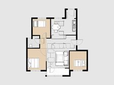 翡翠康城 3室2厅 南 北