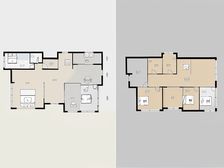 东临天然大河 全新装修 花园900平