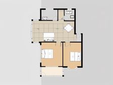 满五年,双南房,客厅朝西,一楼带小院,三面采光