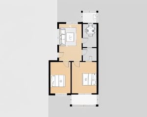 洛阳理工学院谷水生活区 2室2厅 南 北