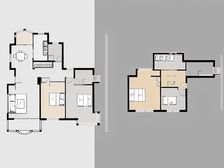 四房朝南的电梯空中大别墅 带三个露台 诚意出售!