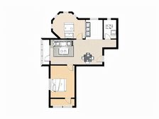 华通和平海岸芭萨香谷 2室1厅 南 北