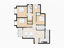 金茂南区罕见4房,视野采光好,中间楼层