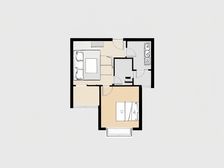 八街坊近地铁 精装修一房 价格可谈