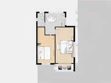 新出!笋盘!双南两房,户型方正,小高层