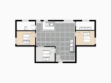 近拱北口岸,房子是两套打通相连,实用面积高