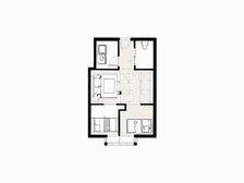 东华崇文旁 精装修两室 南向 房子保持的很好