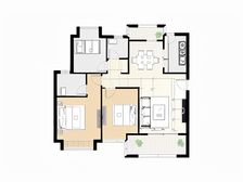 地铁口,通透三室,端户好楼层,小区环境好,居住舒适