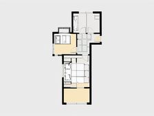 小产证,大面积,业主说看户型图,一房能当两房使