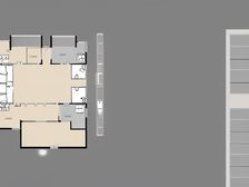 四合院 带车位温泉入户 单层面积130平米