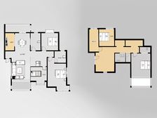 精装顶复,可拎包入住,可使用面积多