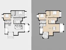 洋房底跃一楼带花园 户型方正,采光好,绿化环境好
