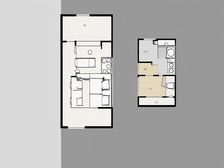 可看湖景,全新毛坯房,位置安静