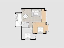 诚心出售棠富园大两室两厅 采光好 视野开阔