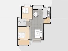 小区中间位置 南北通户型好 看房方便 诚意出售