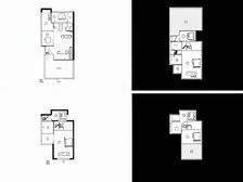 蓝天山畔联排别墅中间户,阳台露台都朝南
