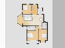 天翔茗苑 3室1厅 南 北