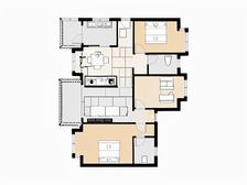 高楼层视野宽阔,采光好,毛胚,近地铁