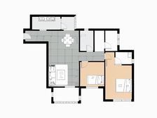 美的金科郡二期 2室1厅 南