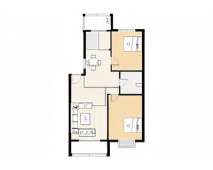 铁西广场精装大两室业主急售20W装修看房方便