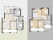 苏建花园飞机户型大3室,欧式精装,房东自住房保养好