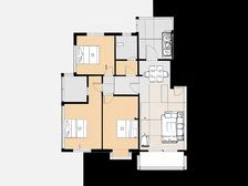 苏建花园城 大三房阳光厅 好楼层 带车库 装修清爽