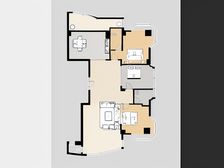 园南小边套电梯大三房,东南北三面采光,方正全明