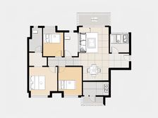 保利中韵花园精装4房大阳台望荷花世界