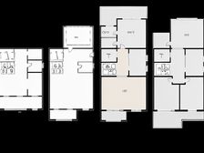 联排端户大花园 带屋顶露台使用面积480平米 带设计图