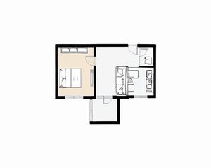 五棵松·复兴路36号院·1室·1厅