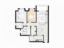 海德精装次新三房,高层采光好视野开阔税小可议