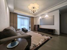 北区万达附近蓝湾臻园飞机户型全屋地暖中央空调芝华士沙发
