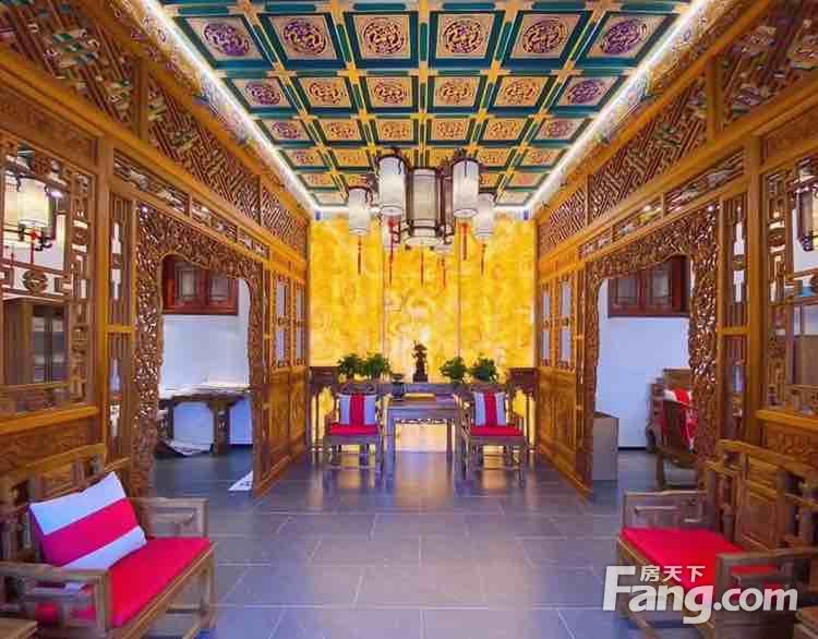 什刹海四合院小区租房,九室九厅,前门大街四合院独院出租 380平 北京