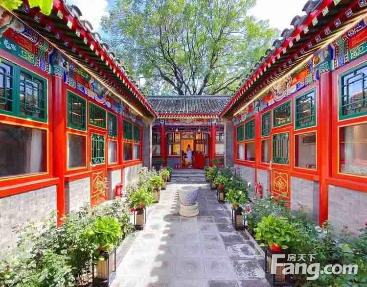 什刹海四合院小区租房,九室九厅,前门大街四合院独院出租 380平 北京