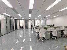 高新区研发园300平,全新装修4个隔间,带办公家具出租
