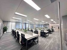 天河金融城科韵路汉银广场写字楼出租带装修家具汇金中心高使用率