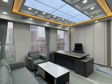 湖南商会大厦169平3加1,一号线地铁口出价就租,精装带家具