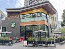 独栋星巴克出售,年租25万,租约8年,带外摆,双证齐无抵押!