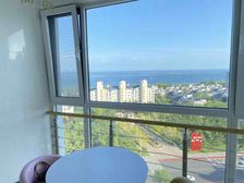 海景房景观好 自在澜湾44平精装一室 地暖大产权樱花湖畔大海